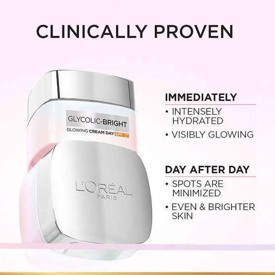 Loreal Glycolic-bright day cream small