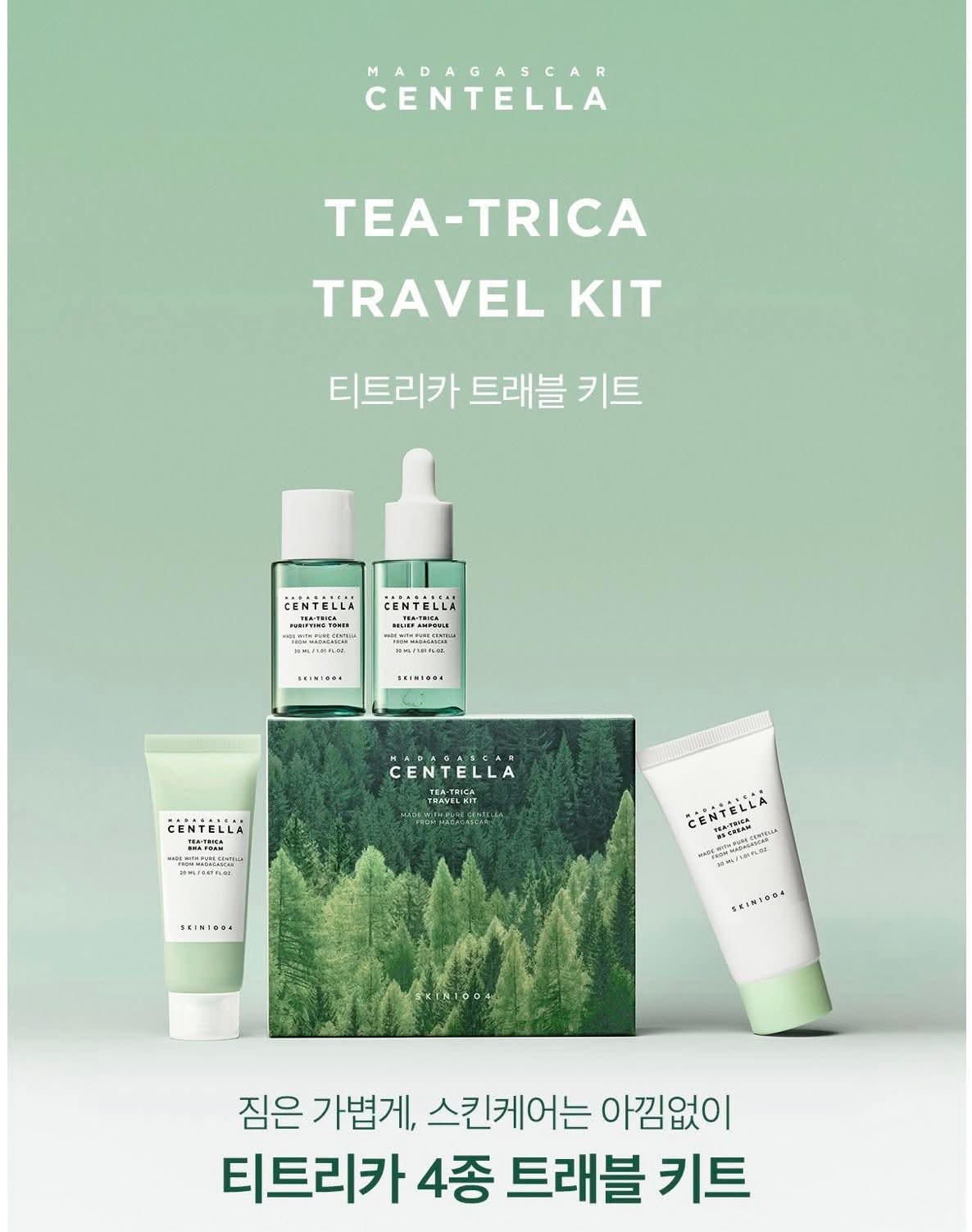 Skin 1004 Centella Tea Trica Travel Kit