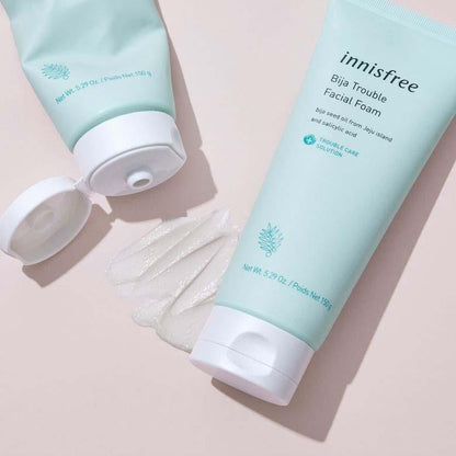 Innisfree trouble face wash blue