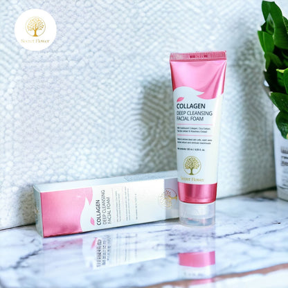 Secret Flower Collagen Deep Cleansing Facial Foam