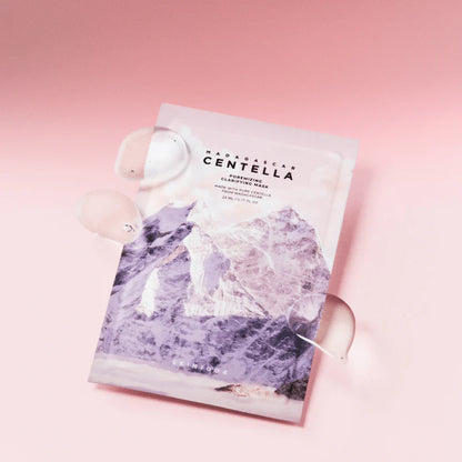 Centella Ampolue Sheet Mask Gray, Purple, Gold