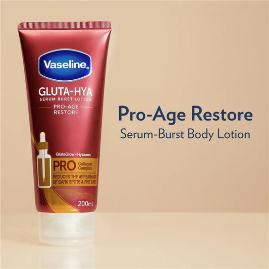 Vaseline Gluta-Hya Serum Burst Lotion (Pro Age Restore) 200 ml