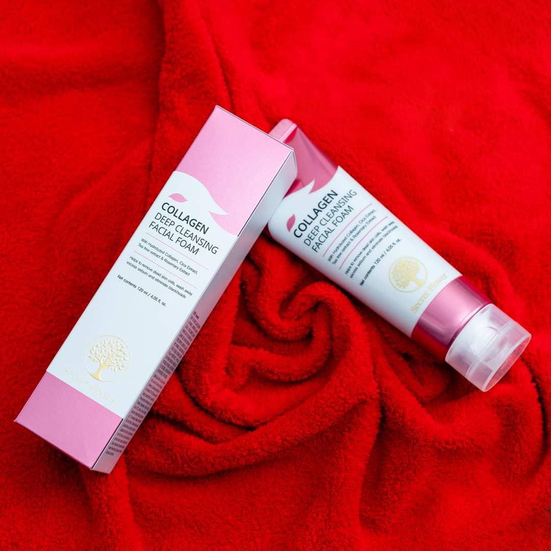Secret Flower Collagen Deep Cleansing Facial Foam