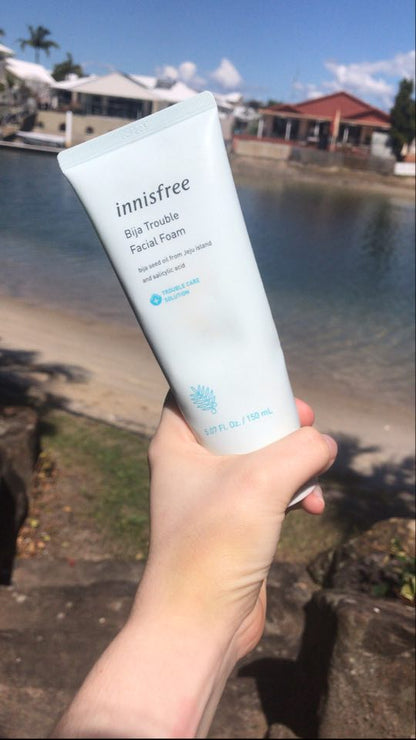 Innisfree trouble face wash blue
