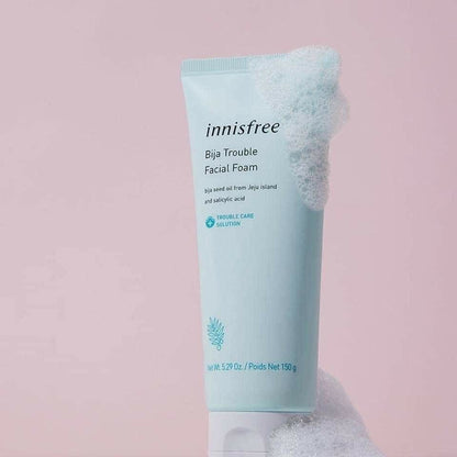 Innisfree trouble face wash blue